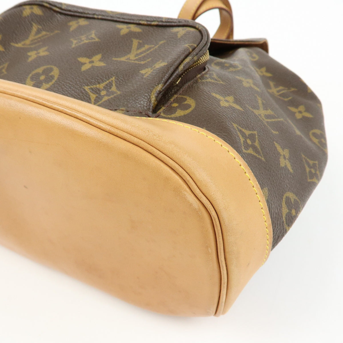 Louis Vuitton Vintage Montsouris Monogram Canvas, Brown, Canvas, Backpack