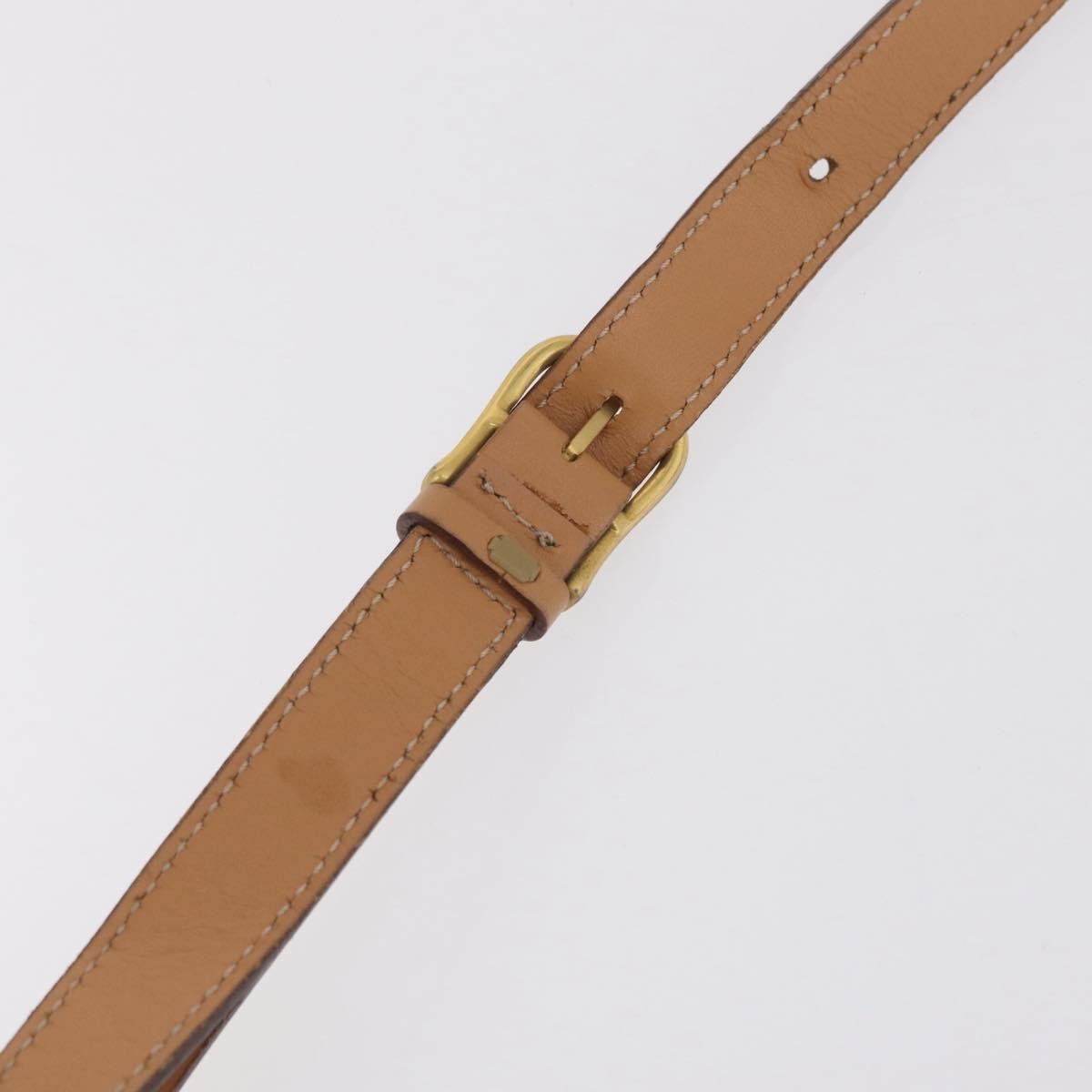 Celine Macadam Shoulder Canvas, Brown, Canvas, Crossbody Bag