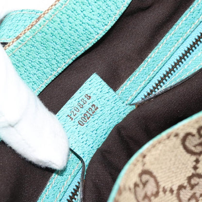 Gucci Jackie Canvas, Brown, Canvas, Handbag