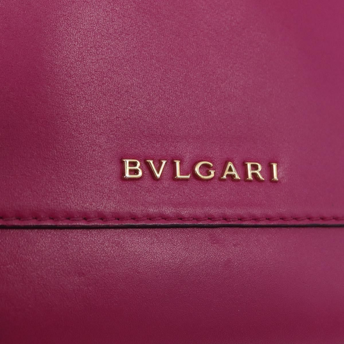 Bvlgari Serpenti Forever Embellished Leather, Pink, Leather, Shoulder Bag