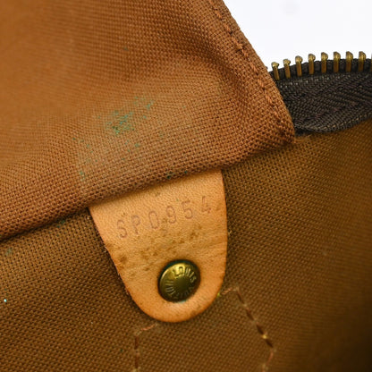 Louis Vuitton Speedy Monogram, Brown, Canvas, Handbag