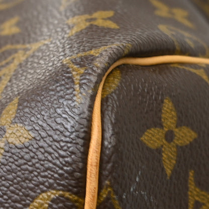 Louis Vuitton Keepall Monogram Canvas, Brown, Canvas, Travel Bag