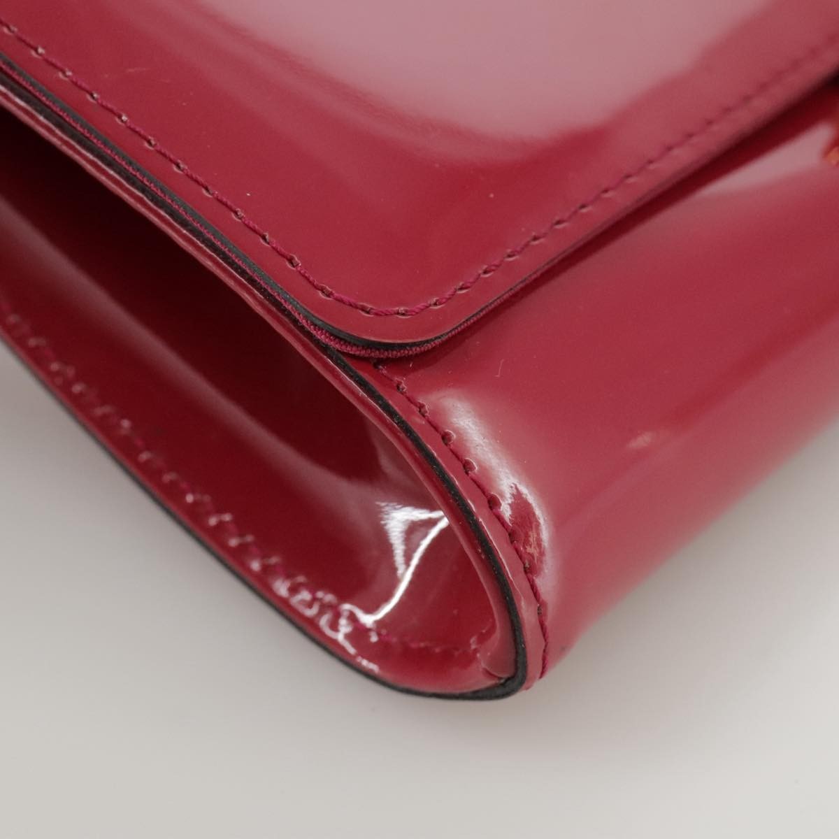 Louis Vuitton Louise Clutch Patent, Pink, Patent Leather, Clutch