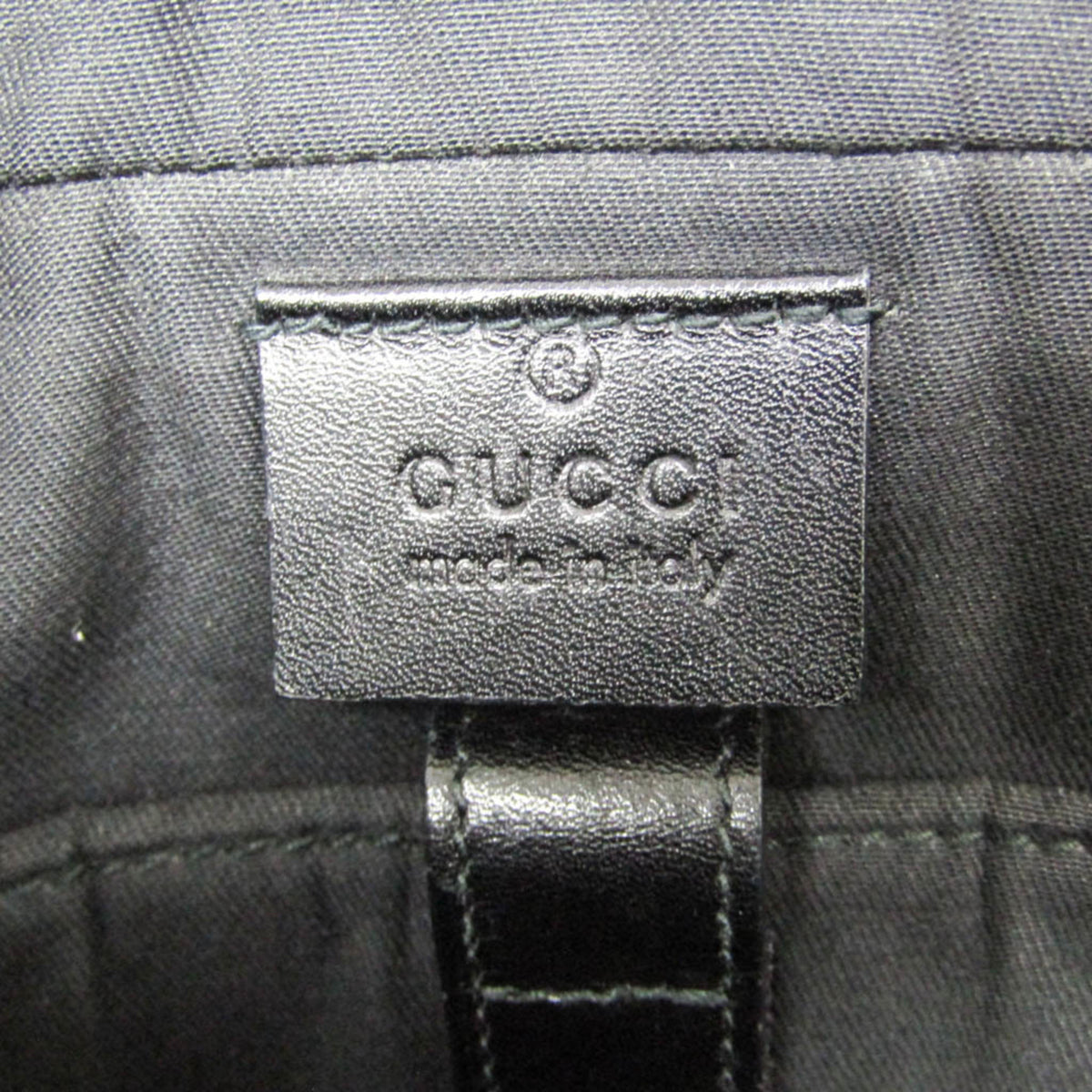 Gucci Bright Convertible Diamante Leather, Black, Leather, Briefcase