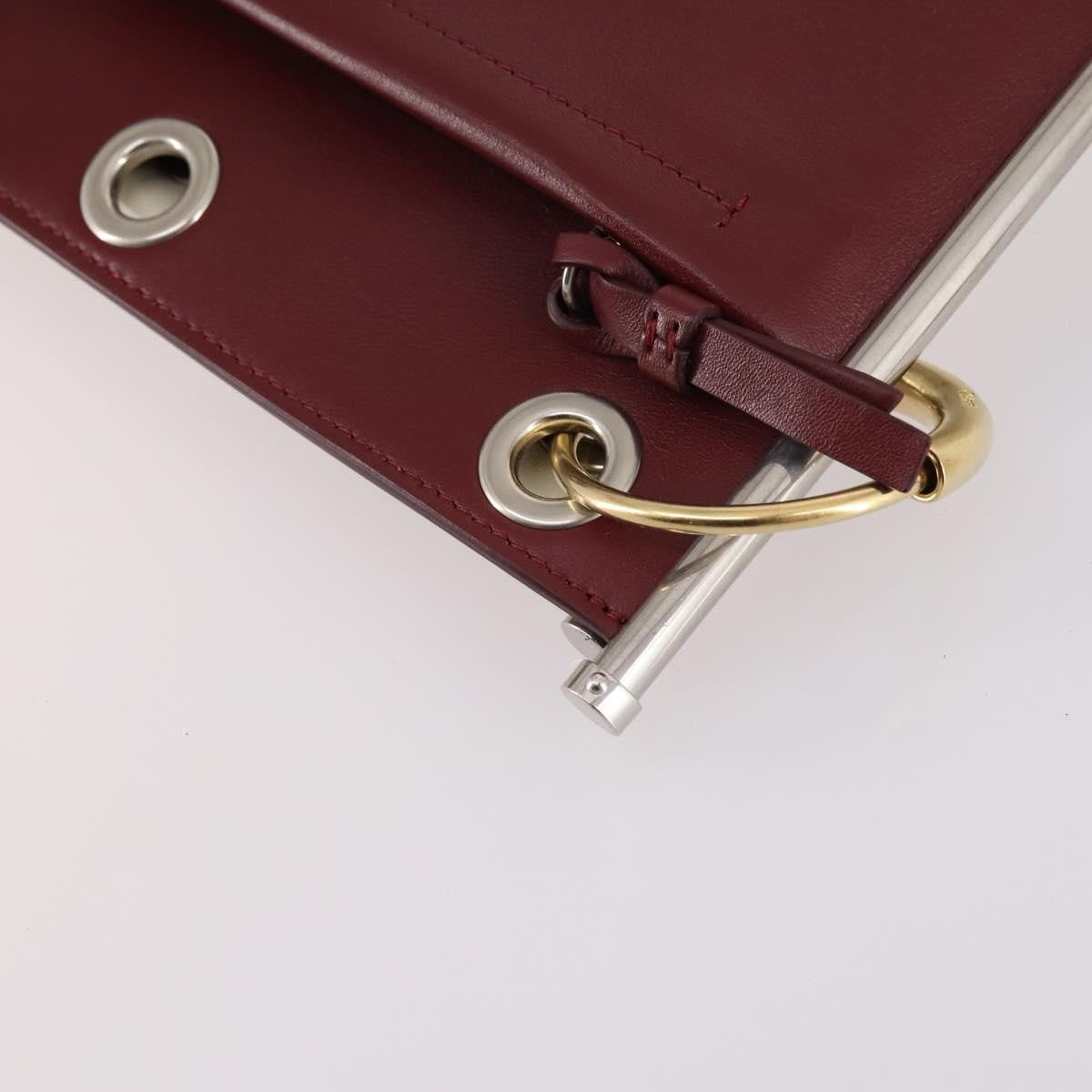 Chloe Roy Leather, Burgundy, Leather, Handbag