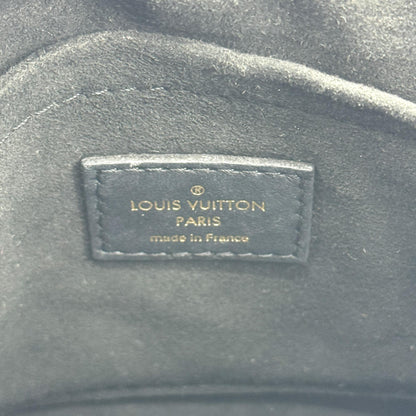Louis Vuitton Locky Monogram Canvas with Leather, Black, Canvas, Handbag