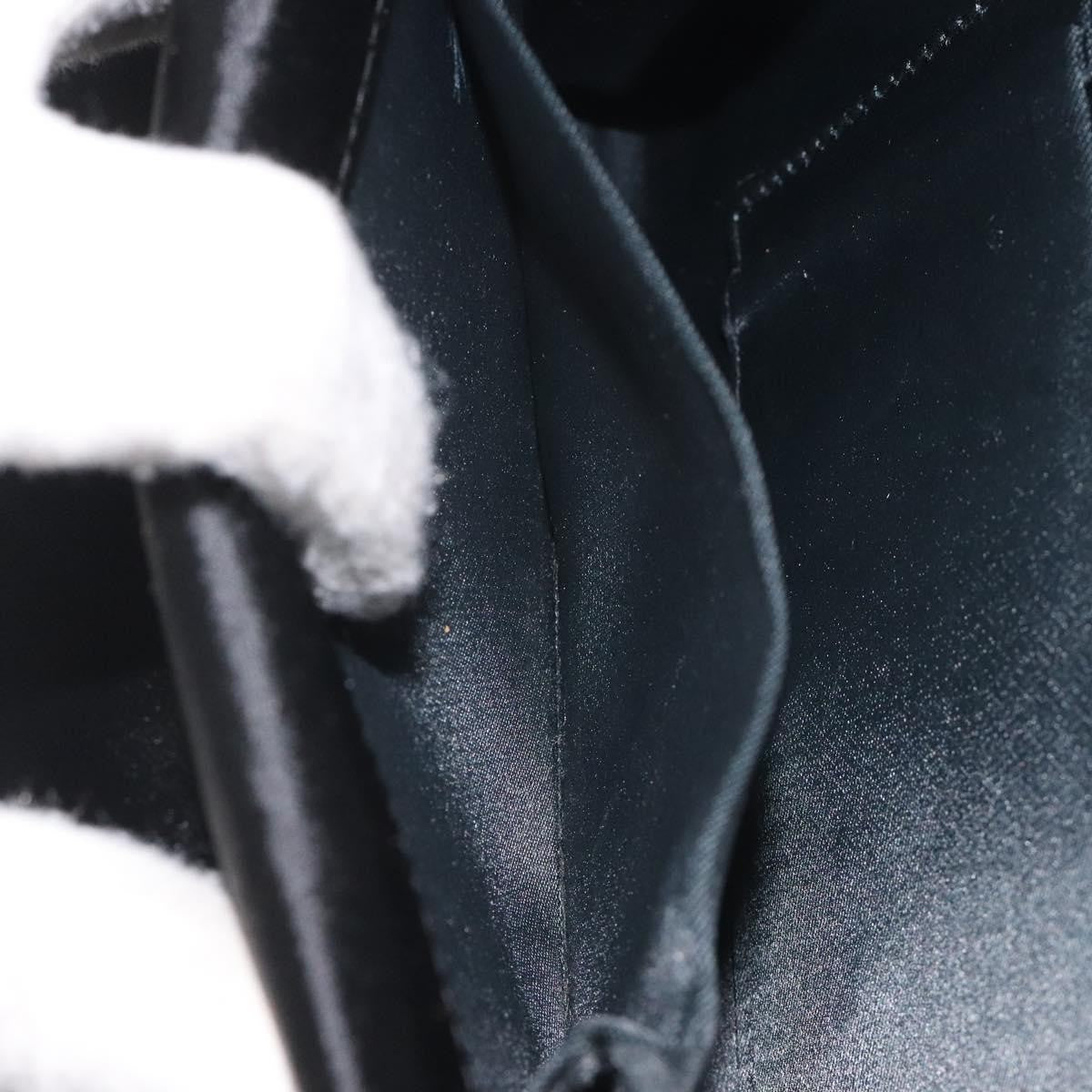 Gucci Vintage Flap Velvet, Black, Velvet, Shoulder Bag