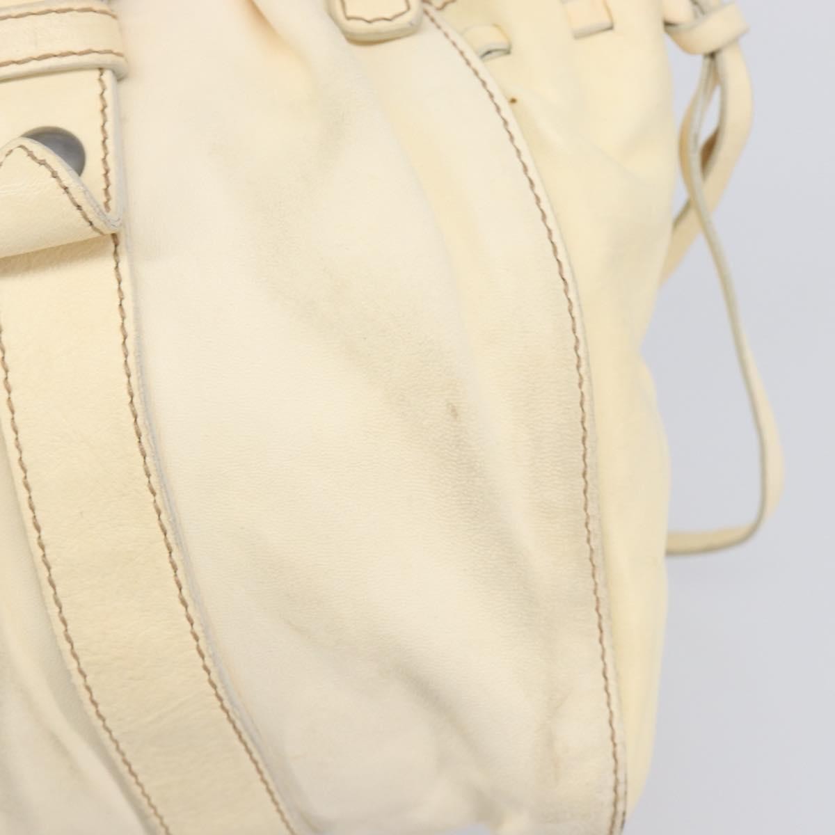 Miu Miu Vitello Lux Leather, Beige, Leather, Handbag