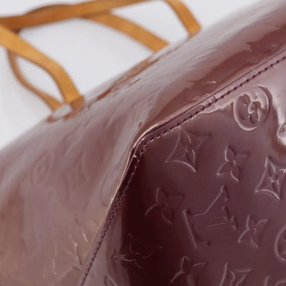 Louis Vuitton Bellevue Monogram Vernis, Purple, Patent Leather, Handbag