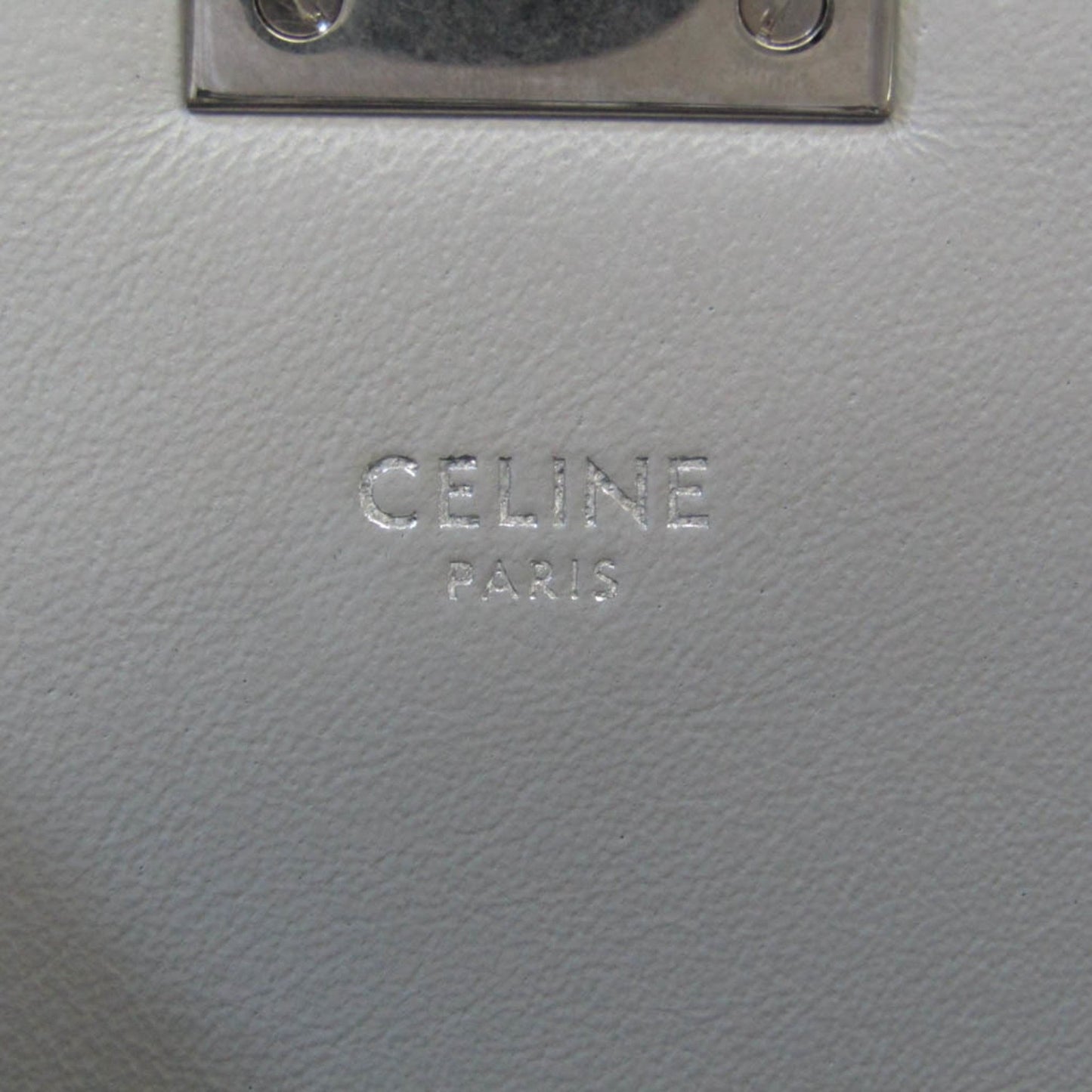 Céline C, Grey, Leather, shopper