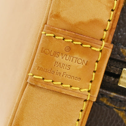 Louis Vuitton Alma Monogram Canvas, Brown, Canvas, Handbag