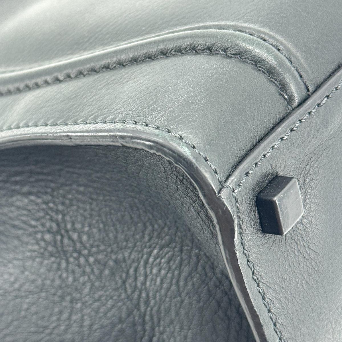 Celine Luggage Smooth Leather, Black, Leather, Handbag