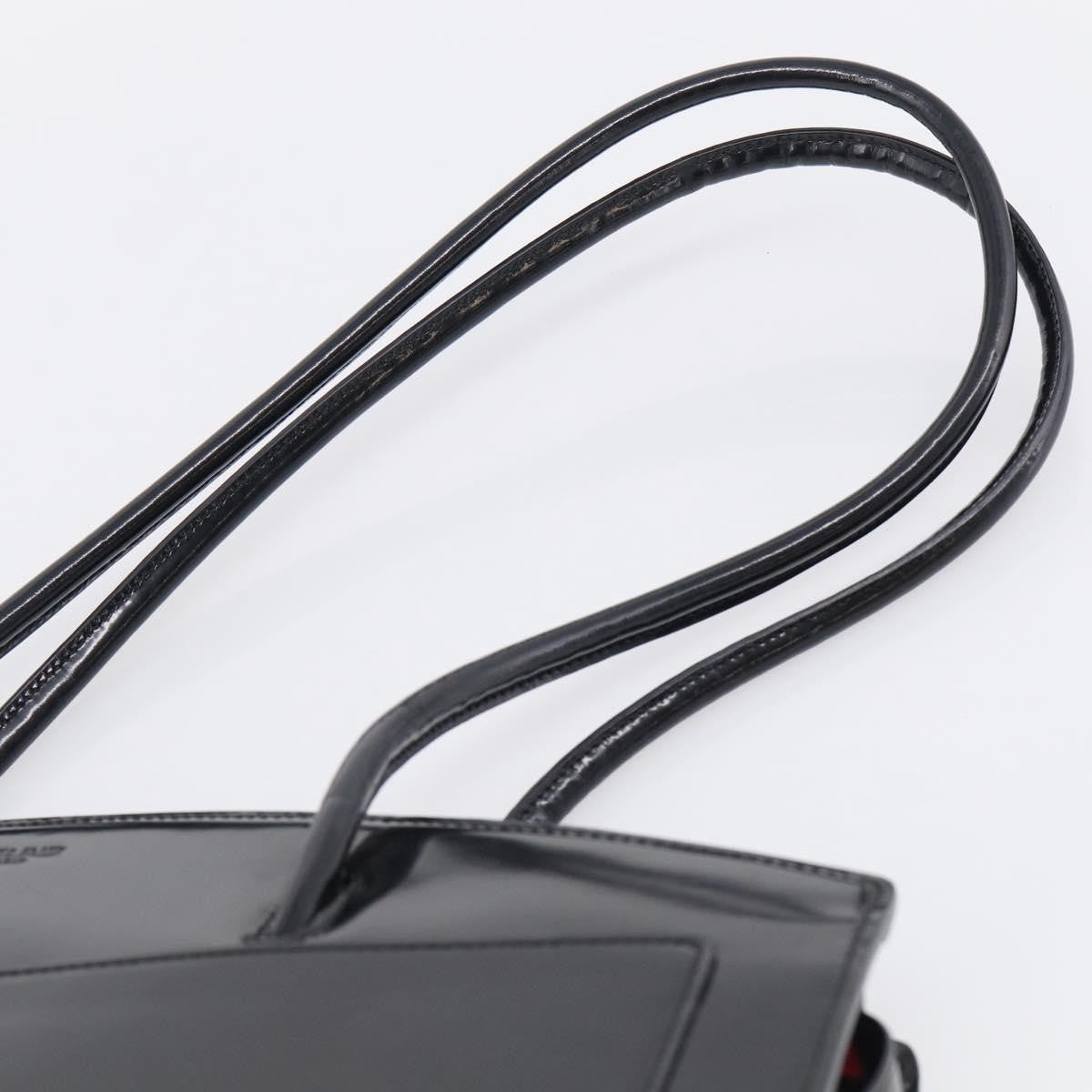Celine Tote Leather, Black, Patent Leather, Tote Bag