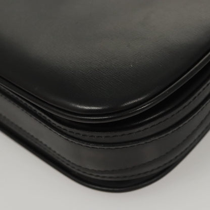 Bally Vintage Leather, Black, Leather, Shoulder Bag