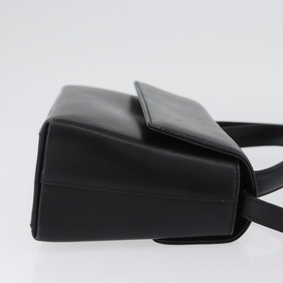 Salvatore Ferragamo Vintage Leather, Black, Leather, Handbag