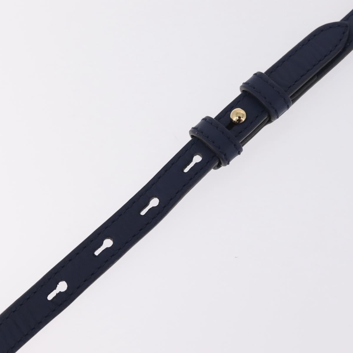 Gucci Sylvie Top Handle Leather, Navy, Leather, Handbag