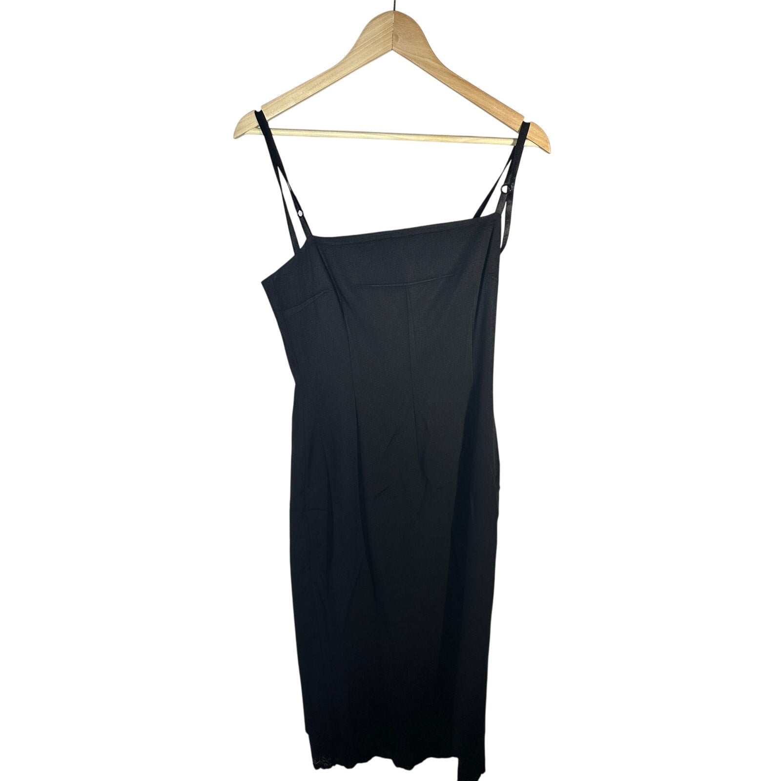 Weili Zheng Trapeze Dress Small Black NWT