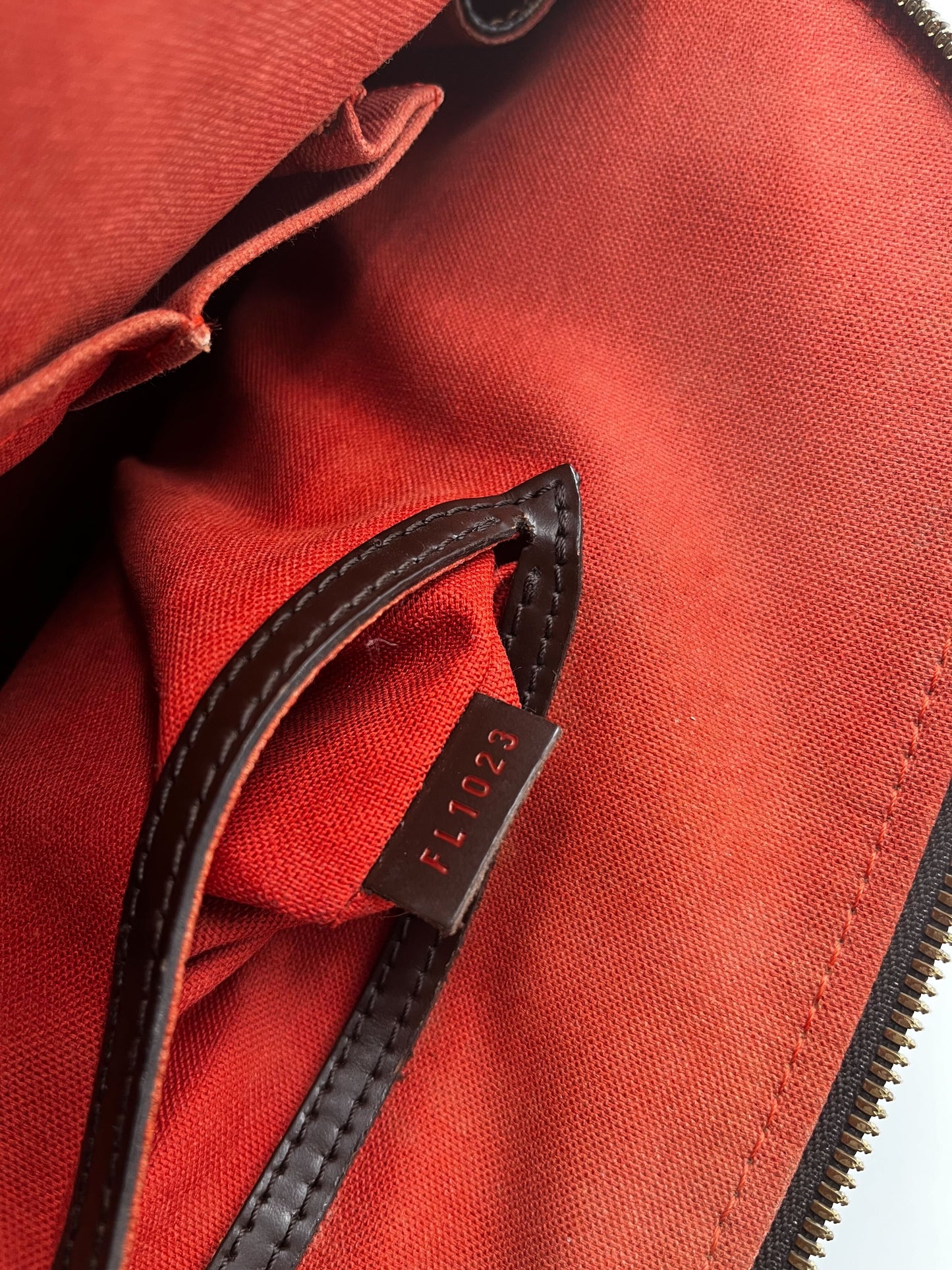 Louis Vuitton Vintage Alma Handbag Damier, BROWN, CANVAS, Handbag