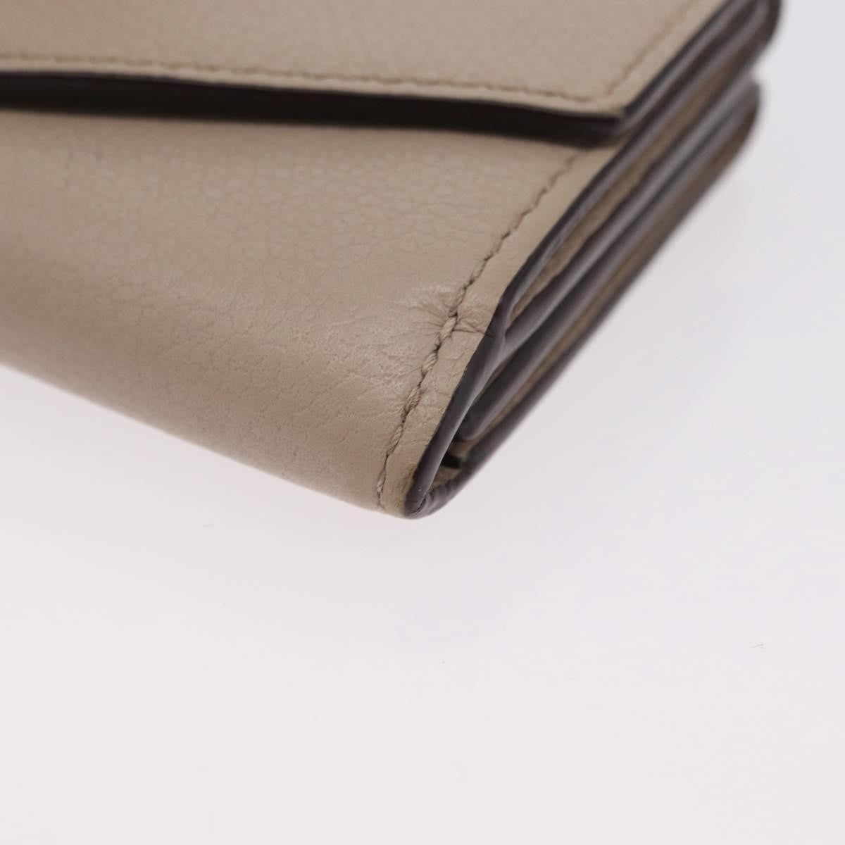 Louis Vuitton Lockmini Leather, Beige, Leather, Wallet