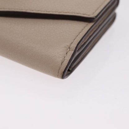 Louis Vuitton Lockmini Leather, Beige, Leather, Wallet