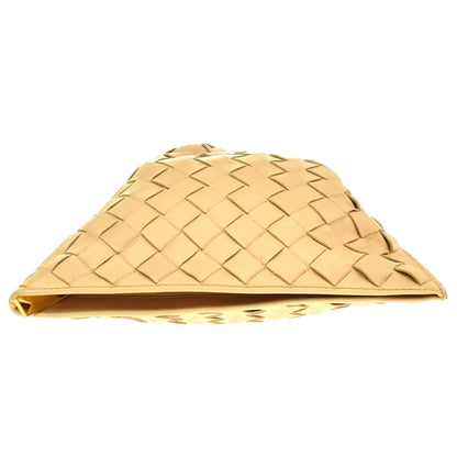 Bottega Veneta BV Twist Intrecciato Nappa, Beige, Leather, Handbag