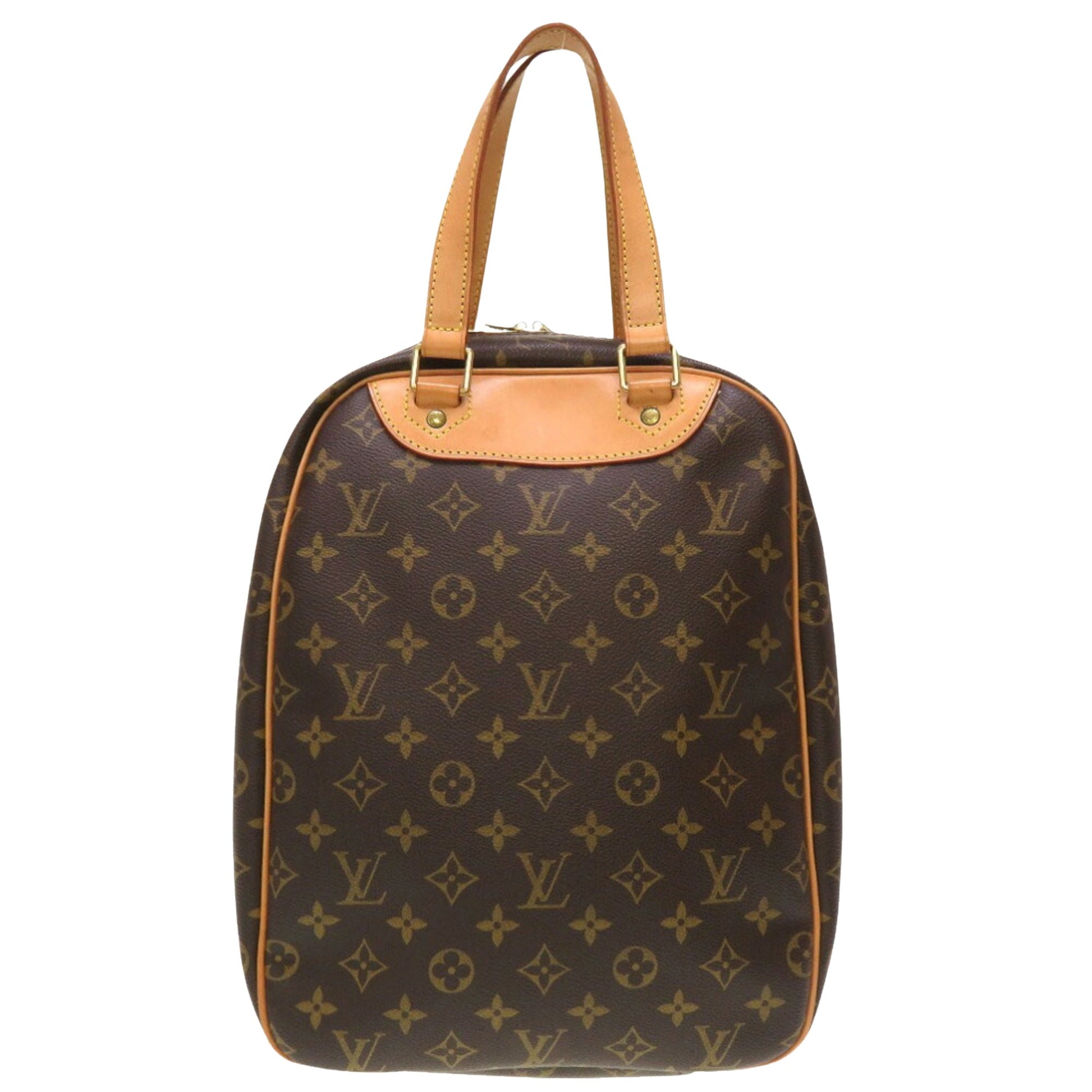 Louis Vuitton Excursion, Brown, Canvas, handbag