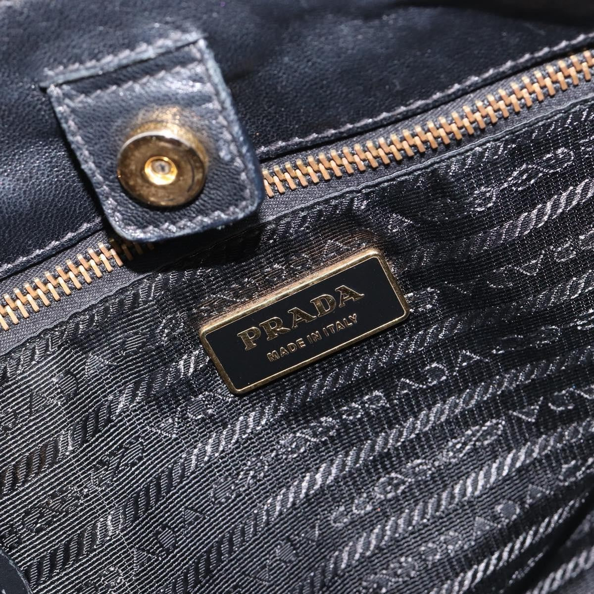 Prada Bow Top handle Patent leather, Black, Patent Leather, Handbag