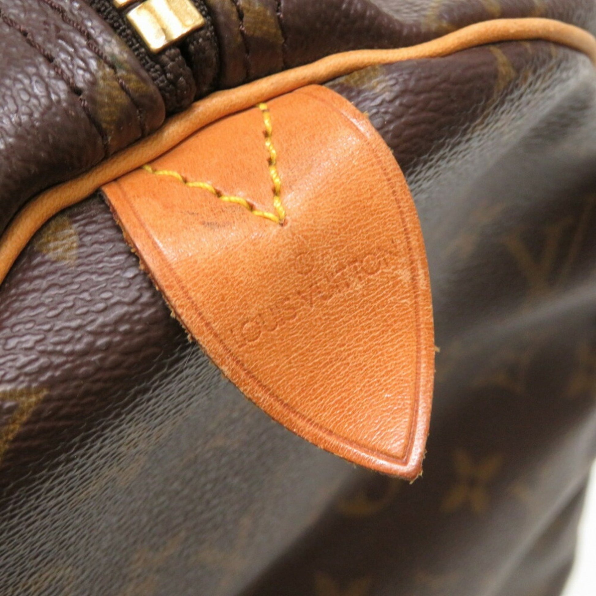 Louis Vuitton Keepall 55, Brown, Canvas, travel