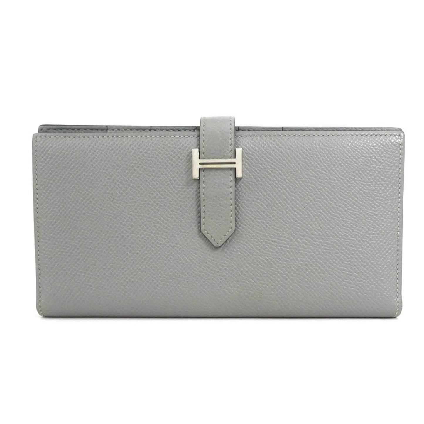 Hermès Béarn, Grey, Leather, wallet