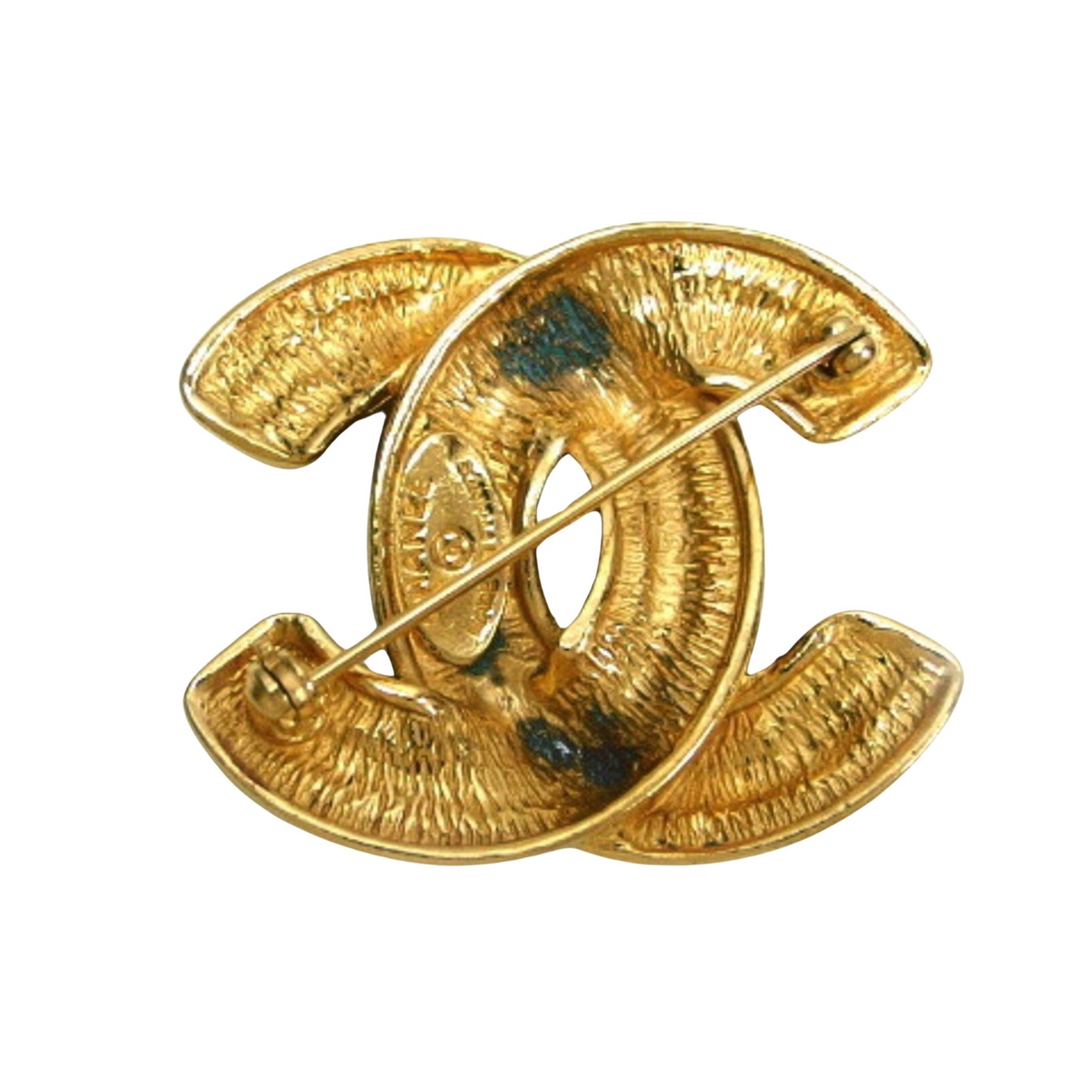 Chanel Coco Mark, Gold, Metal, brooch