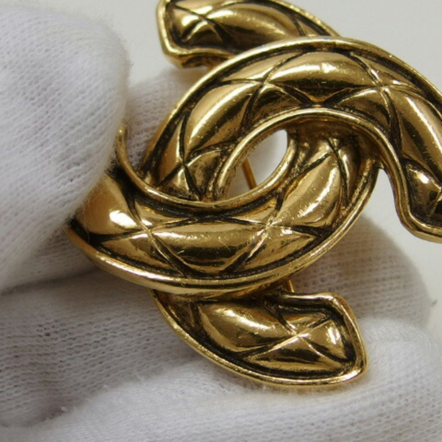 Chanel Coco Mark, Gold, Metal, brooch