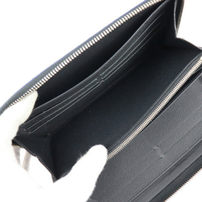 Louis Vuitton Zippy organizer, Black, Canvas, wallet