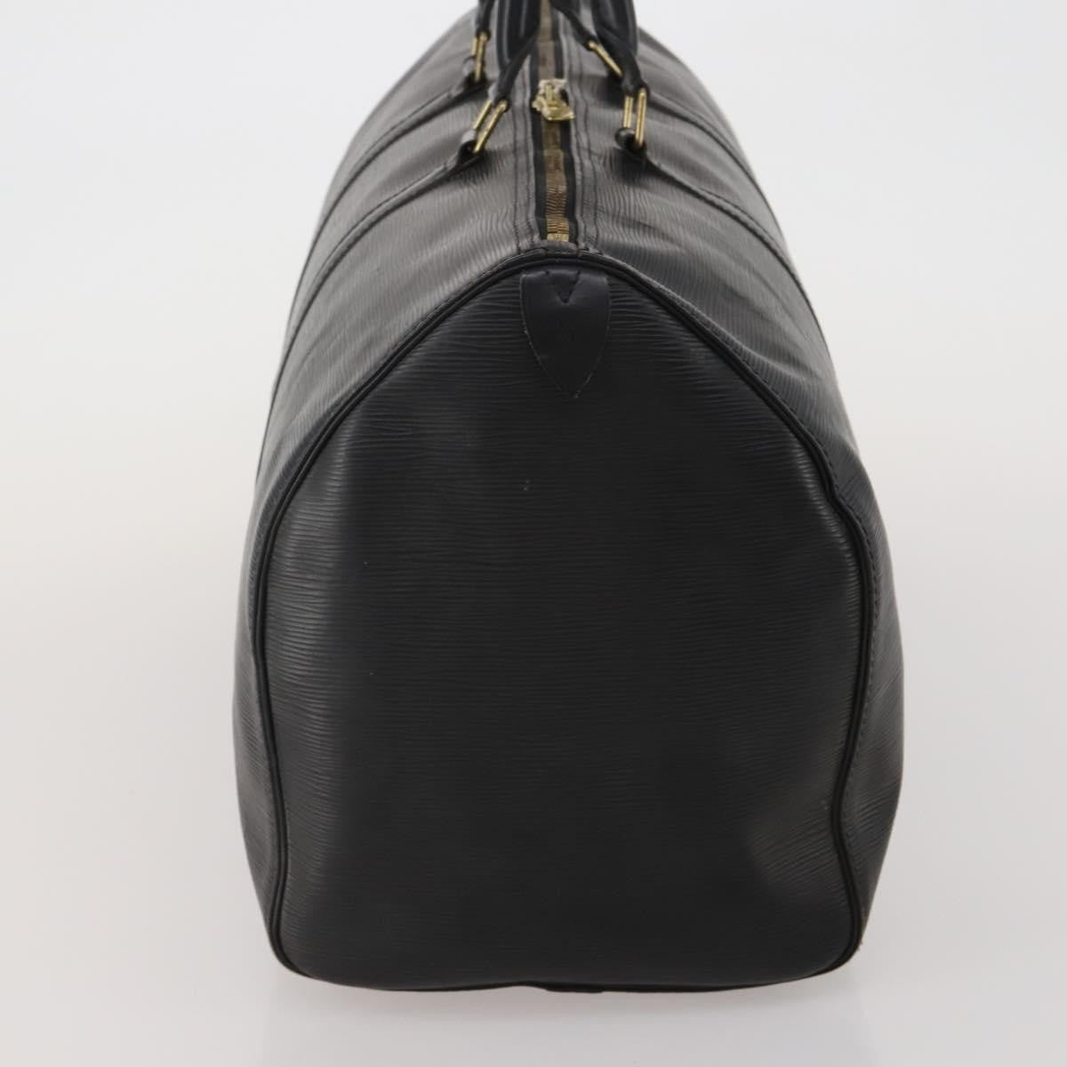 Louis Vuitton Keepall Epi Leather, Black, Leather, Travel Bag