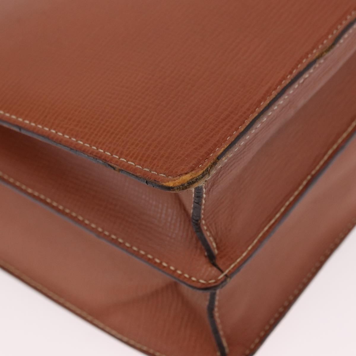 Loewe Anagram Business Leather, Brown, Leather, Briefcase