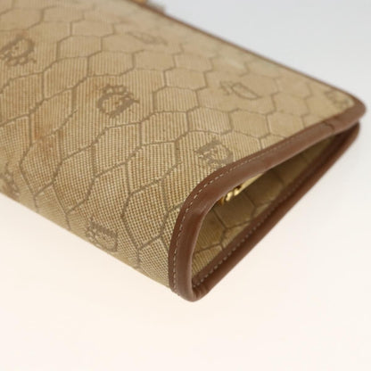 Christian Dior Vintage honeycomb clutch Canvas, Beige, Canvas, Clutch