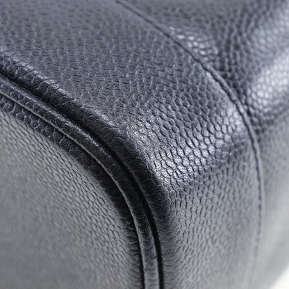 Chanel Vanity, Black, Leather, handbag