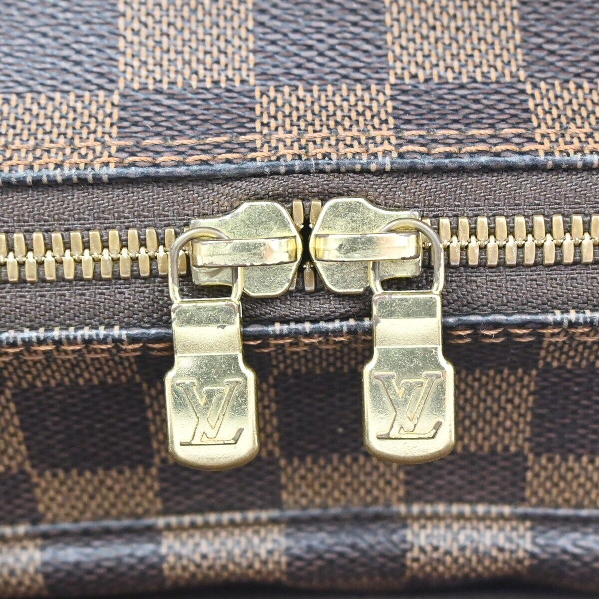 Louis Vuitton Naviglio, Brown, Gold Plated, backpack