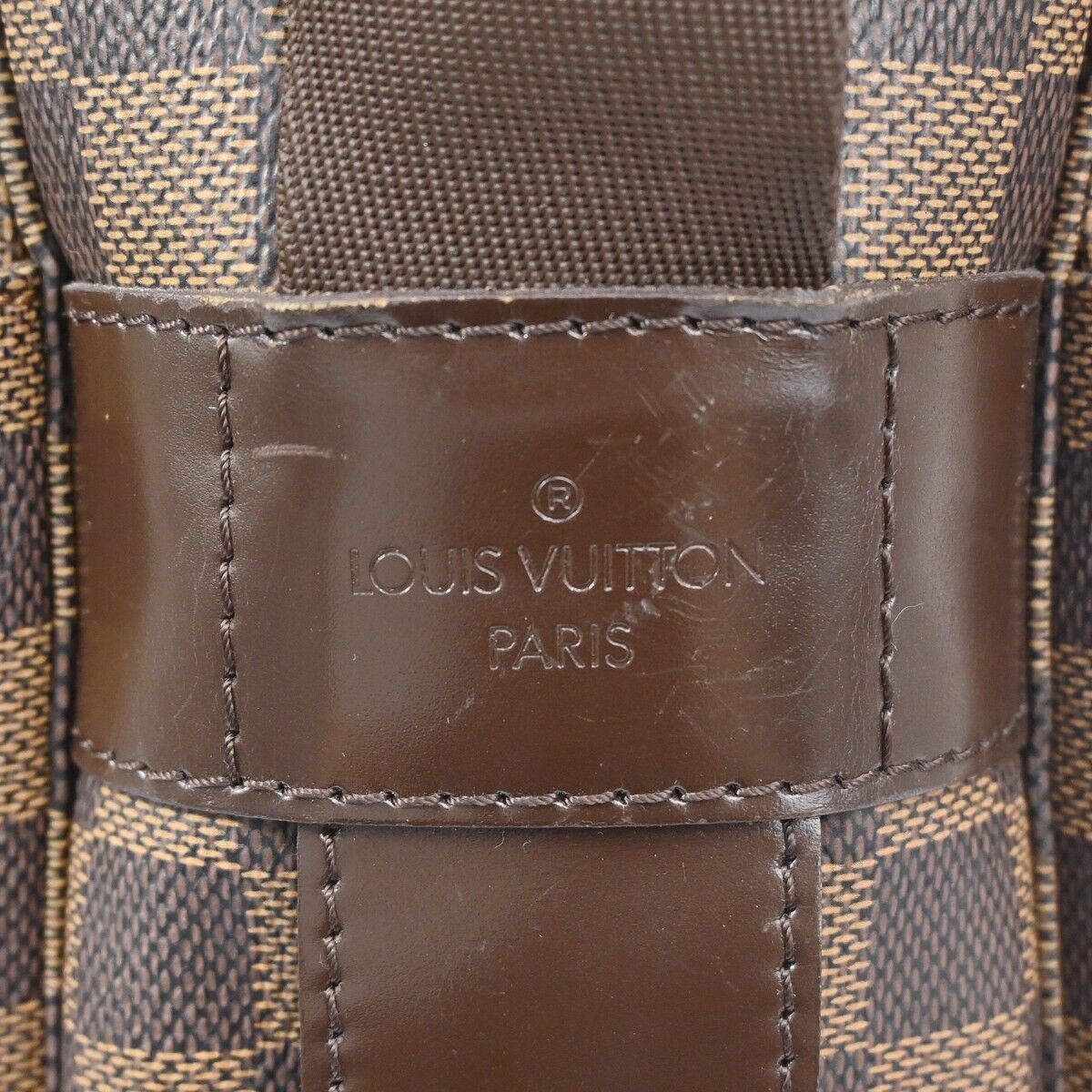 Louis Vuitton Naviglio, Brown, Gold Plated, backpack