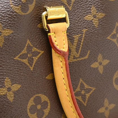 Louis Vuitton Pallas Tote Monogram Canvas with Leather, Brown, Canvas, Handbag