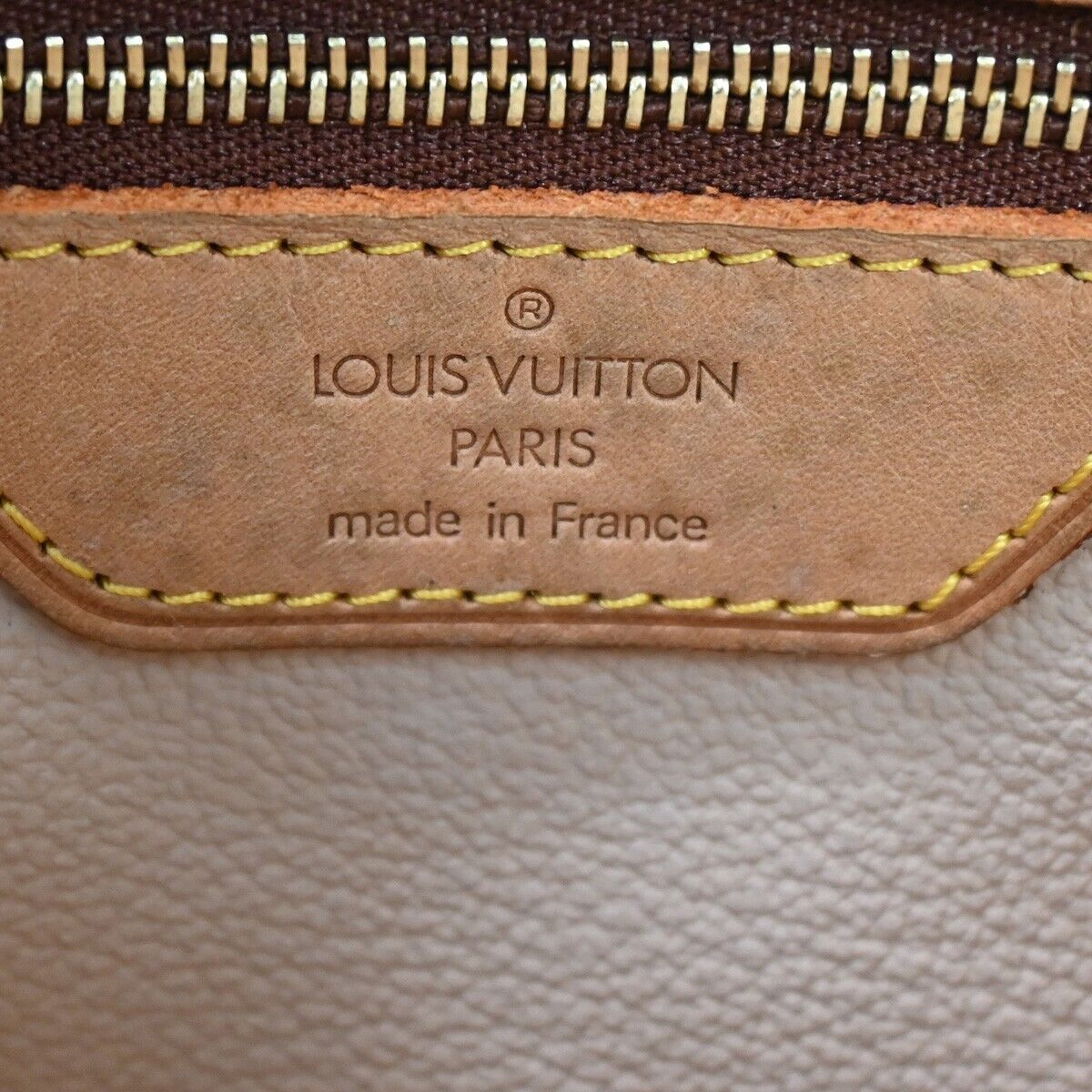 Louis Vuitton Bucket PM, Brown, Canvas, handbag