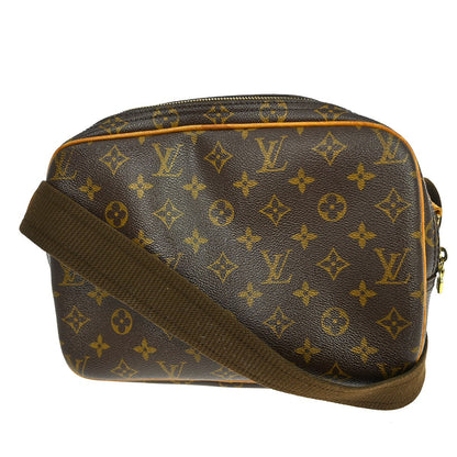 Louis Vuitton Reporter Monogram, Brown, Canvas, Shoulder Bag