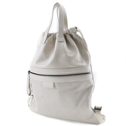 Bottega Veneta, Beige, Leather, backpack