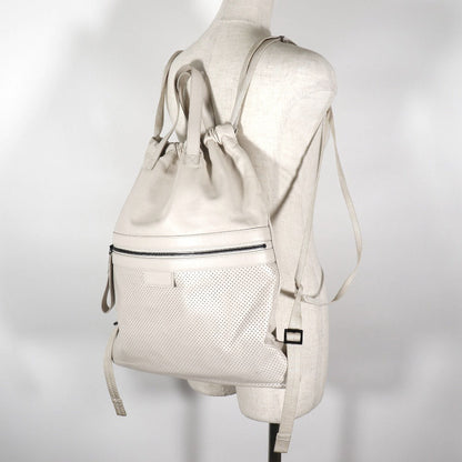 Bottega Veneta, Beige, Leather, backpack