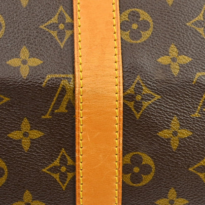 Louis Vuitton Keepall Monogram, Brown, Canvas, Travel Bag