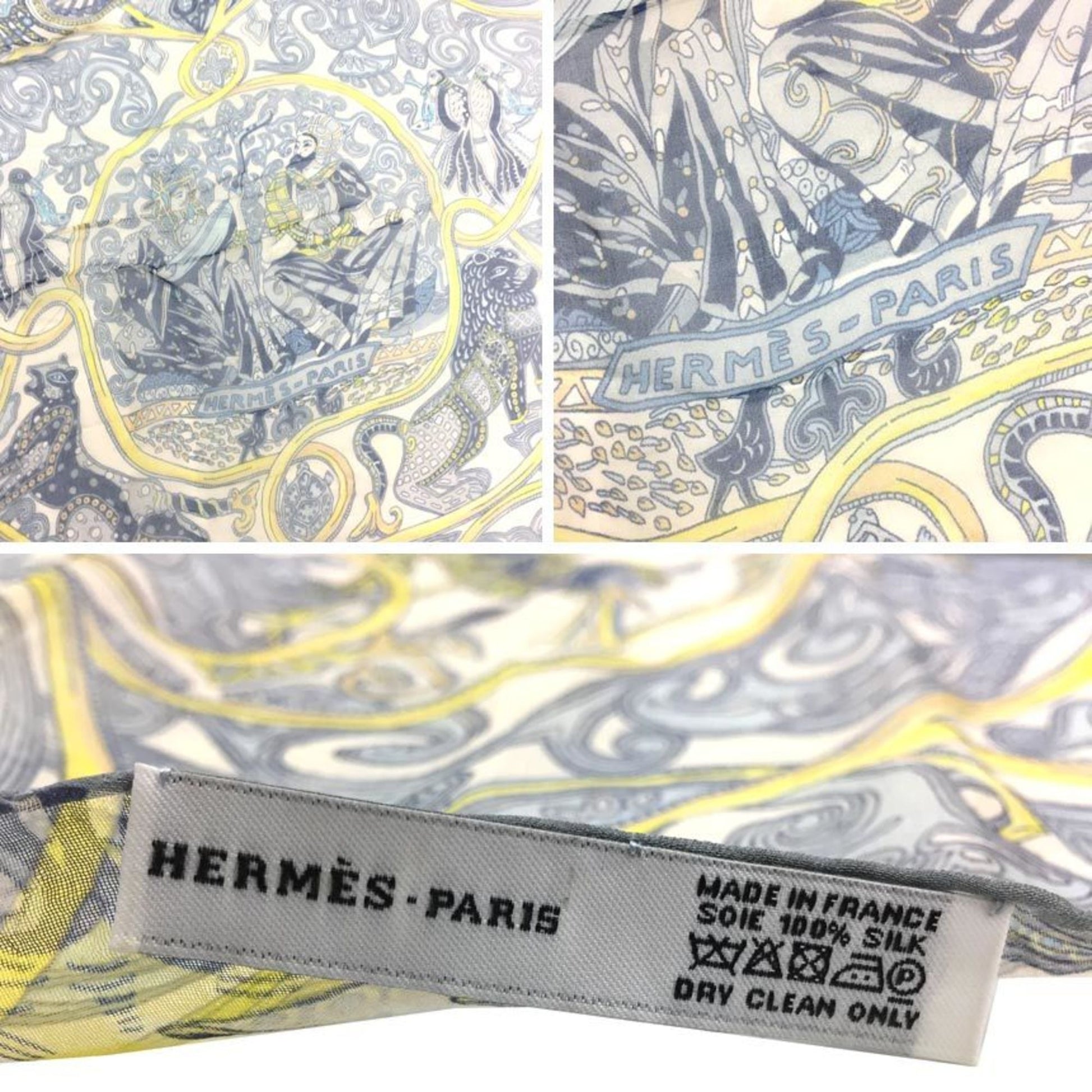 Hermès, Multicolour, Silk, scarf