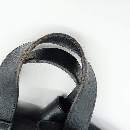 Loewe Hammock Leather, Black, Leather, Handbag