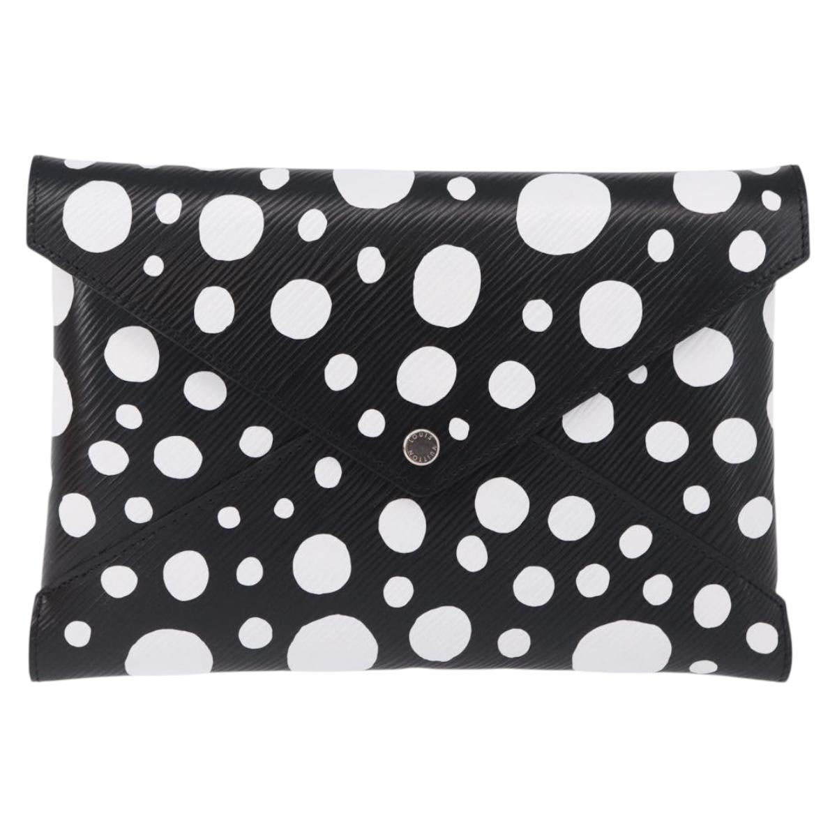 Louis Vuitton Kirigami Pochette Set Yayoi Kusama Infinity Dots Epi Leather, Black, Leather, Clutch