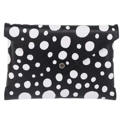 Louis Vuitton Kirigami Pochette Set Yayoi Kusama Infinity Dots Epi Leather, Black, Leather, Clutch