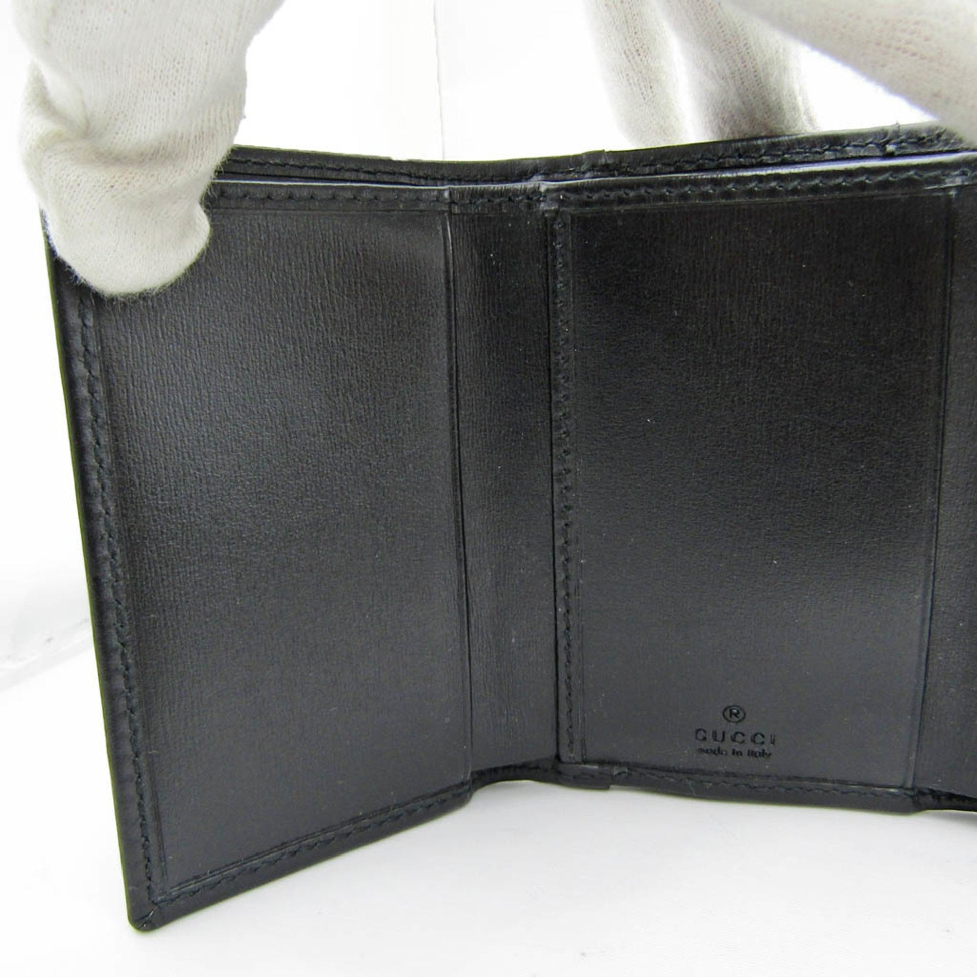 Gucci Horsebit, Black, Leather, wallet