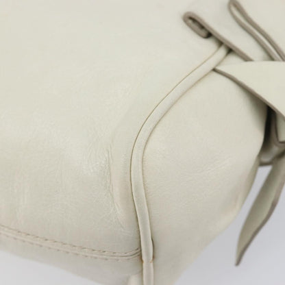 Miu Miu Beau Top Handle Leather, White, Leather, Handbag
